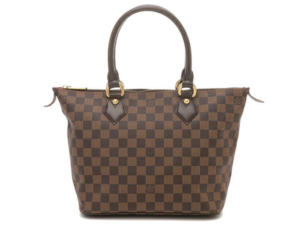 Louis Vuitton Damier Handbag Saleya Brown